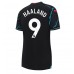 Maillot de foot Manchester City Erling Haaland #9 Troisième vêtements Femmes 2023-24 Manches Courtes